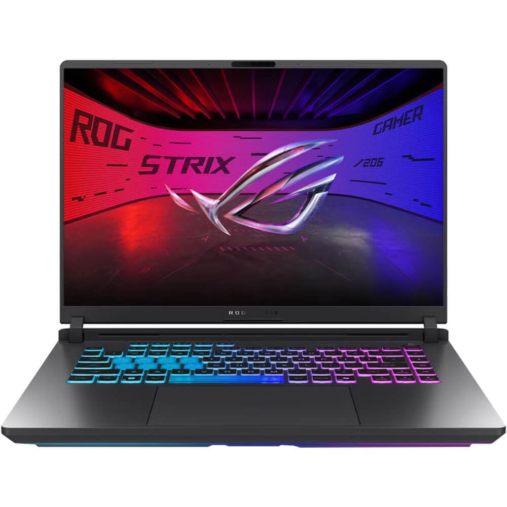 اسوس روج ستركس G615J معالج i9-14900HX الجيل 14 - ذاكرة 16 جيجا - هارد 1 تيرا SSD - كرت شاشة RTX5060 حجم 8 جيجا - شاشة 16 بوصة FHD - ويندوز 11