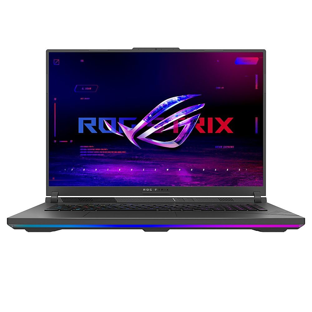 Asus ROG Strix G18 معالج i9-13980HX الجيل 13 - ذاكرة 16 جيجا - هارد 1024 جيجا SSD - شاشة 18.4 بوصة RTX4080-12GB